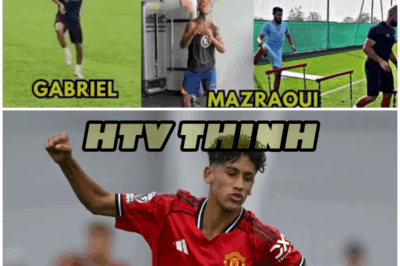 Manchester United’s Hardest Workers: Gabriel, Mainoo & Mazraoui Shine in Training! – HTT