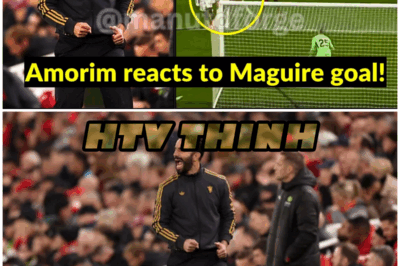 😱 Ruben Amorim’s WILD Celebration After Maguire’s Goal – Anfield Left Speechless! 😱 – HTT