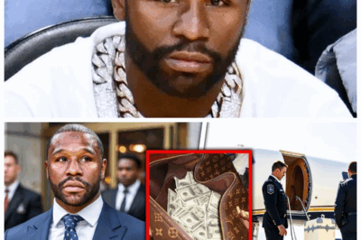 🐘 🚨 FBI SWARMS Floyd Mayweather’s Jet On The Runway 💣 — Witnesses Say Agents Found “Something They Shouldn’t Have” 😳👇 The scene was chaos wrapped in luxury. Mayweather’s crew froze, phones snatched, whispers cut short by barking commands. The jet — usually a flying throne — became a cage of suspicion. “Every empire looks unshakable… right before it cracks.”
