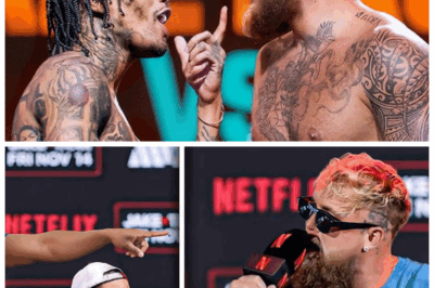 🐘 PRESS CONFERENCE EXPLOSION: Floyd Mayweather CRASHES Gervonta Davis VS Jake Paul Face-Off, CHECKS Jake Paul With A Jaw-Dropping Move That Leaves Everyone Speechless! 💥🔥 “Legend doesn’t just watch the show—he rewrites the script…” 🎬👇