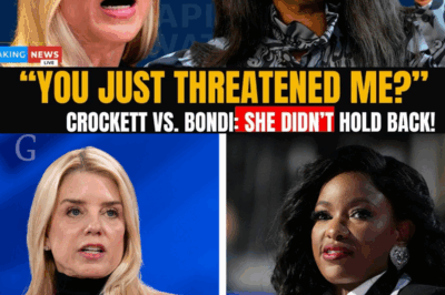 JASMINE CROCKETT TORCHES PAM BONDI IN A FIERY FOX NEWS SHOWDOWN—‘THREAT’ ACCUSATIONS EXPLODE LIVE!