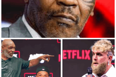 🐘 MIKE TYSON INTERRUPTS JAKE PAUL VS GERVONTA DAVIS PRESS CONFERENCE, DROPS A DEVASTATING CAUTION THAT SHAKES THE FIGHT WORLD! 💥 Tyson’s surprise intrusion is a game-changer, injecting fear, respect, and a heavy dose of reality into the hype train. His words carry the weight of a legend, warning Jake Paul in a way that could alter the fight’s mental battlefield forever. “Because when Iron Mike warns, even the toughest fighters think twice!” Brace yourself for the fallout from this explosive moment! 👇