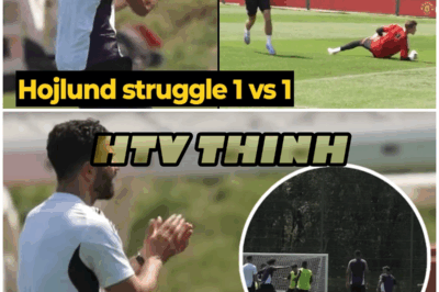 Ruben Amorim PUSH HARD Hojlund as their working on FINISHING during training ahead of preseason – HTT