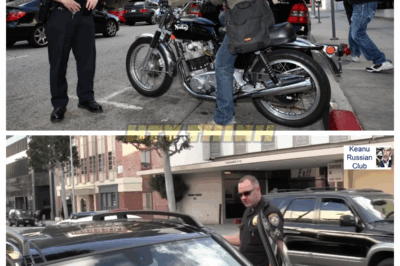 😮 Keanu Reeves’ Classic Motorcycle Hit by Mercedes SUV in Beverly Hills! 🚔