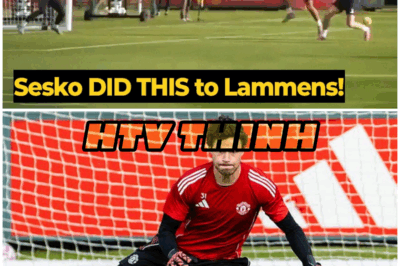 😱 Senne Lammens Shines in Training – But Can He Survive Sesko and Cunha’s Target Practice? 😱 – HTT