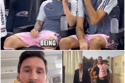 😭 Messi’s Silent Sorrow as Sergio Busquets Calls Time on Legendary Career This Season! 🌟⚽