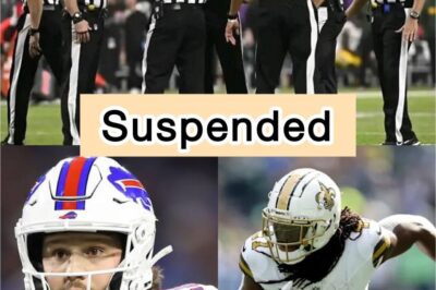 BREAKING: Four referees who officiated the game between the New Orleans Saint and Buffalo Bills have been suspended due to….