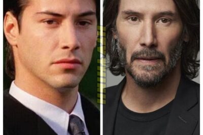 Keanu Reeves then and now
