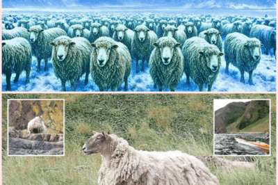 Abandoned on a Barren Island: The Shocking Transformation of Sheep Left to Their Own Devices!
