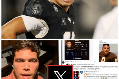 🐘 The SHEDEUR EFFECT explodes as Dillon Gabriel GOES OFF LIVE in a fiery, no-holds-barred meltdown after relentless fan CRITICISM over his game against the Steelers, revealing a shocking emotional breakdown that exposes the raw, ugly truth behind the athlete’s struggle with pressure, betrayal by fans, and a desperate fight to reclaim his shattered reputation! 🎤 “Because nothing says ‘support’ like a public roasting!” 🔥👇