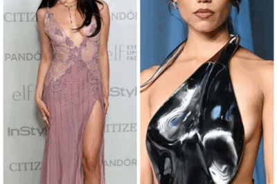 ‘Wednesday’ star Jenna Ortega stuns in revealing purple gown with thigh-high slit at awards show