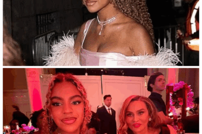 Beyonce’s girl Blue Ivy, 13, looks just like her famous mom as she supports grandma Tina Knowles at Angel Ball