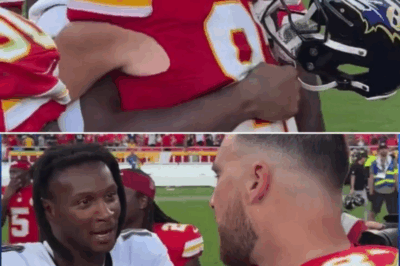 A Heartfelt Gesture: DeAndre Hopkins Asks Travis Kelce for His Jersey in Touching Postgame Moment!