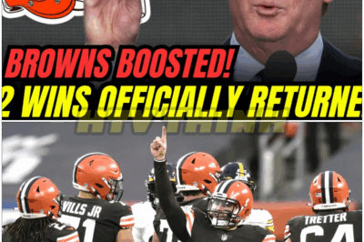 🐿️ LEAGUE BOMBSHELL 😱 — NFL SHOCKINGLY RETURNS TWO WINS to the CLEVELAND BROWNS, REIGNITING Their PLAYOFF DREAMS and Sending the AFC Into TOTAL CHAOS! 🏈🔥