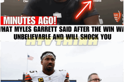 🐿️ 🚨WHAT MYLES GARRETT SAID AFTER THE WIN WAS UNBELIEVABLE 😱 — His Post-Game Words SHOCKED Reporters, STUNNED Fans, and Ignited the Entire NFL! 🏈🔥