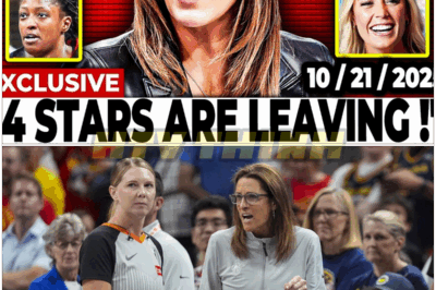 🐿️ STEPHANIE WHITE STUNS THE WNBA WORLD 😱 ANNOUNCES FOUR PLAYERS ARE LEAVING THE INDIANA FEVER — Inside the DRAMATIC Shake-Up, Locker Room Shock, and What It Means for Caitlin Clark’s Future 🏀