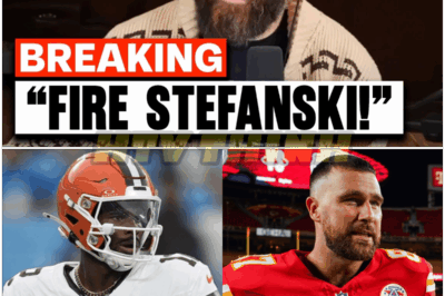 🐿️ Jason Kelce GOES OFF 💣 — Slams Cleveland After Shedeur Sanders DEMANDS Kevin Stefanski Be FIRED in Fiery Rant That Sends the NFL Into Absolute MAYHEM! 🔥