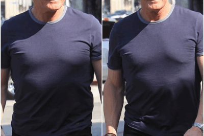 Gordon Ramsay, 52, exhibits his VERY hunky physique in tight t-shirt as he enjoys a coffee break in Hollywood
