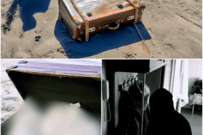 Boy Found Old Suitcase Washed Ashore, Peeked Inside and Called 911!