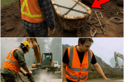Loggers Found Bathtub Filled With Concrete, Then They Jackhammered it Open…