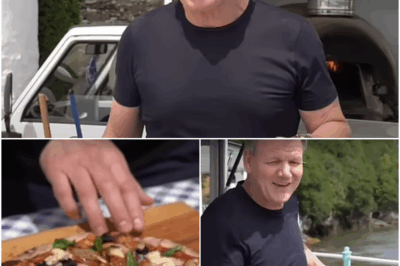 Gordon Ramsay risks offending Italians as he whips up an English breakfast pizza – including baked beans – as Brits apologise for his dish