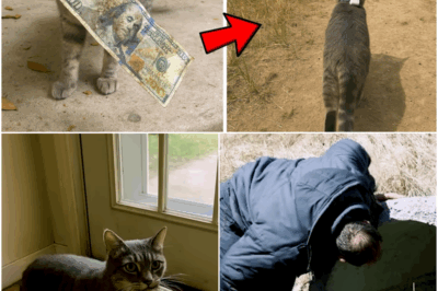 Cat Kept Bringing Home Wet Dollar Bills, Then the Owner Decided to Follow It…