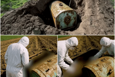 Farmer Found Safe Burried Under Land, After Opening it He Had to Call 911!