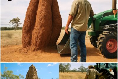 The Incredible Discovery: What a Farmer Found Inside a Giant Termite Mound Changed His Life Forever