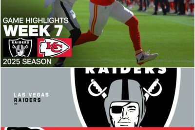 The Thrilling Showdown: Las Vegas Raiders vs. Kansas City Chiefs – NFL 2025 Season Week 7