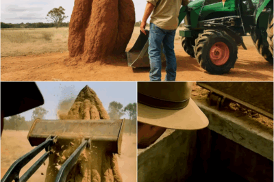 Farmer Crushed Giant Termite Mound, What Was Hidden Inside Changed His Life…