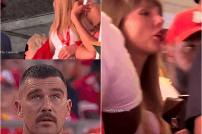 Taylor Swift’s Winter Wardrobe Malfunction at Chiefs vs. Ravens Triggers Travis Kelce’s Bursting Laughter – Her Anxious Reaction and Sudden Sip Will Leave You Breathless