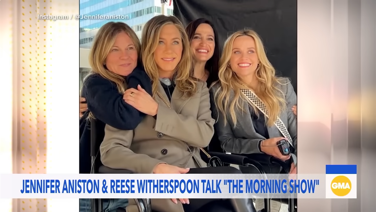 Jennifer Aniston, Reese Witherspoon on their 25-year friendship 3-59 screenshot
