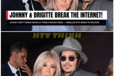 🦊 What REALLY Happened Between Johnny Depp and Brigitte Macron at That Fashion Show? Paris Is BUZZING, and the Truth May SHOCK You 🕵️♂️🖤