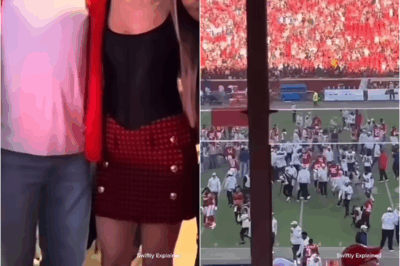 Behind the Smile and the Scarf: Taylor Swift’s Secret Winter Look at the Game Sends Travis Kelce Into Fits of Laughter – The Moment She Fumbled and Poured Her Drink Reveals a Hidden Truth