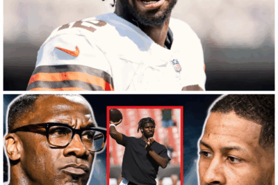 🔥 Shannon Sharpe EXPLODES On The Cleveland Browns Over Shedeur Sanders Controversy — “Y’all Ain’t Learned NOTHING!” 😤👇 In a fiery on-air tirade that shook the NFL world, Shannon Sharpe didn’t hold back after the Cleveland Browns publicly disagreed with him over Shedeur Sanders’ draft potential. With veins popping and passion boiling, Sharpe unleashed a verbal storm — questioning the Browns’ judgment, calling their scouting “lazy,” and accusing them of “chasing stats over soul.” The studio went dead silent as he slammed his hand on the desk and declared, “If Shedeur was named anything else, y’all would worship him!” Fans flooded social media, split between outrage and admiration for Sharpe’s unapologetic truth bombs. 👇