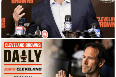 😱 “DEPODESTA DROPS THE HAMMER!” Cleveland Browns Daily INTERRUPTED With Breaking News That Could Reshape The Franchise! ⚡👇 Just minutes into Friday’s broadcast, the tone shifted from game previews to pure panic. Paul DePodesta, the architect of Cleveland’s long-term rebuild, reportedly stormed out of a private meeting with ownership, leaving insiders whispering about “philosophical differences” with Kevin Stefanski’s staff. One host said it best: “When DePodesta’s quiet, it’s bad — when he speaks, it’s catastrophic.” 👇