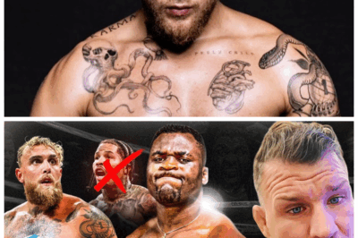 🐘 Boxing CHAOS 😱 Bisping Explodes as Jake Paul vs Tank Davis Falls Apart — Hints at INSANE Ngannou Fight Next! 👇 The internet’s still reeling. Hours after the cancellation, Bisping lit up his podcast with disbelief. “Jake’s gone too far this time,” he said, pacing on camera. “You don’t trade Tank for Ngannou unless you’ve lost your damn mind!” Rumors swirl that Jake’s team is already negotiating a mega-event in Dubai, and Bisping didn’t hold back: “It’s a circus — but damn it, I’d still watch.”