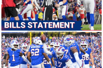 “Buffalo Bills Unleash Psychological Warfare: Pass Rush Brutalizes Mahomes, Allen’s Record-Breaking Rampage Sparks Chiefs’ Locker Room Panic! 😱🔥”  The Bills’ defense wasn’t just physical—it was psychological torture. Mahomes faced relentless pressure, his confidence crumbling with every hit. Meanwhile, Allen’s historic performance sent shockwaves through the Chiefs’ organization, triggering panic, finger-pointing, and emotional breakdowns. Is Kansas City’s dynasty cracking under the weight of Buffalo’s mind games?👇