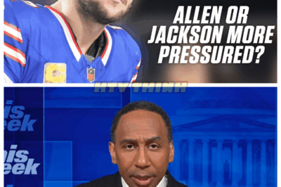 “JOSH ALLEN vs. LAMAR JACKSON: The ULTIMATE Debate! 🍿 Stephen A., Cam Newton & Ryan Clark CLASH on First Take!” In a fiery showdown on First Take, the debate over Josh Allen and Lamar Jackson reached a boiling point! With Stephen A., Cam Newton, and Ryan Clark all weighing in, tensions flared as opinions clashed. Who came out on top in this epic discussion, and what does it mean for the future of these two NFL superstars? The drama is electric! 🔥👇