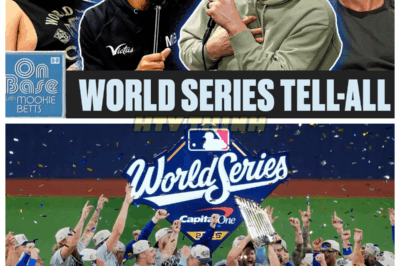 🙊”DODGERS’ WORLD SERIES TELL-ALL: Mookie, Kershaw & the TEAM OPEN UP Like Never Before! 🔥” In a candid episode of On Base, Dodgers superstars Mookie Betts, Clayton Kershaw, Kiké Hernández, and Will Smith reveal the highs and lows of their World Series journey! What emotional stories and lessons did they share, and how did it impact their careers? Tune in for this exclusive look! 🙏👇