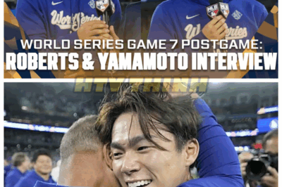 “Dodgers’ Hollywood Drama: Roberts and Yamamoto Expose the Emotional Chaos of Game 7—Are Unspoken Rivalries and Locker Room Secrets Haunting LA’s Champions? 🎬💥”  MLB Tonight became the stage for a blockbuster reveal as Roberts and Yamamoto peeled back the layers of victory to expose the emotional chaos lurking beneath. Did hidden rivalries fuel the Dodgers’ triumph, or are unresolved secrets threatening to unravel the dynasty? The psychological tension was palpable, transforming a routine interview into a cinematic spectacle of confession, confrontation, and suspense.👇