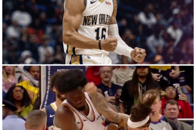 🐘 Tensions Explode: Alvarado & Williams Ejected Following PUNCHES in Shocking Brawl! ⚡ “When the game heats up, so do the players!” In a stunning display of aggression, Jose Alvarado and Mark Williams were ejected after a fierce exchange of punches that took everyone by surprise. The fight not only disrupted the game but also ignited debates about player conduct in the NBA. What led to this explosive moment, and how will it impact their respective teams? 👇