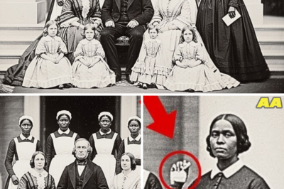 This 1859 plantation portrait looks peaceful—until you see what’s hidden in the slave’s hand🥚