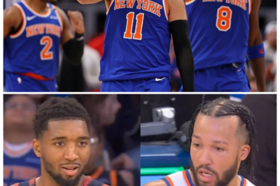 🐘 “NAIL-BITING CLIMAX: Knicks vs. Cavaliers Goes DOWN TO THE WIRE in Wild Final 3 Minutes! 🌪️ ‘In a game filled with twists, the finish was nothing short of spectacular!'” The excitement reached a fever pitch in the final three minutes of the Christmas Day showdown between the New York Knicks and Cleveland Cavaliers, as both teams fought fiercely for victory. With the lead changing hands multiple times and the crowd roaring, the players delivered a performance that was both thrilling and heart-stopping. As the clock ticked down, every shot felt monumental, making this holiday game a memorable spectacle of basketball at its finest! 👇