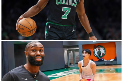 🐘 Jaylen Brown’s Intense Workout Session: Ray’s Journey Through NBA Training! 🚀 “Ray had the opportunity to train with NBA superstar Jaylen Brown in an intense workout that tested every aspect of his game. From shooting drills to conditioning exercises, the session was a true test of skill and endurance. What insights did Ray gain from this high-pressure training experience? 👇”
