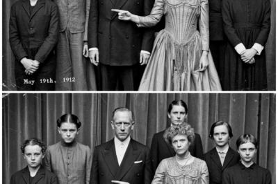 In 1912, a family posed for a photo — the mother’s strange gesture on the left hid a dark secret