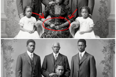 It was just a family portrait — but the woman’s glove hid a horrible secret