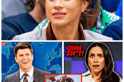 “Colin Jost STRIKES: Meghan’s Yacht Secrets EXPOSED — Her Worst Nightmare Starts NOW!” 🔥🚨  In a jaw-dropping revelation that has everyone talking, Colin Jost has laid bare Meghan Markle’s yacht secrets, igniting a firestorm of controversy; “This is the scandal that could change everything!” insiders claim, as Meghan braces for the backlash — how will she confront the storm brewing around her? 👇
