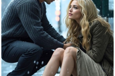 He Offered His Jacket to a Shivering Woman at the Bus Stop—Not Knowing She Was a CEO Who…  He offered his jacket to a shivering woman at the bus stop, not knowing she was a CEO who would change his life forever.  The wind cut through New York like a blade, snow falling steady from the gray sky, blanketing the sidewalks and quieting the city’s usual roar.  At a nearly deserted bus stop under a flickering street lamp, Henry stood hunched in a fraying olive jacket, clutching a worn manila folder tight to his chest.  Inside were five résumés, five silent rejections.  He exhaled slowly, watching his breath fog in the cold night air.  46 years old, former construction engineer, widowerower, father, and for now homeless.  The thought landed heavily on him, like the snow piling at his feet.  The red glow of a nearby pharmacy sign blinked 8:41 p.m.The bus was late.  Cold had soaked through his worn boots.  Then through the snow, a woman appeared.  She looked 30-some in a business skirt and blouse, no coat, heels clicking on the pavement.  Her wet hair clung to her face, arms wrapped tightly around herself.  She stopped beneath the same awning, breath short, hands shaking.  Henry tried not to stare, but her presence was striking, clean, polished, yet clearly suffering in the cold.  She rubbed her bare hands together, failing to warm them.  He looked away.  Just another night, just another bus to nowhere.  But then the wind howled.  She flinched, curled inward, and Henry glanced at her again.  His jacket wasn’t much, but it was something.  He could keep it, stay silent, be like everyone else.  But he didn’t.  Without a word, he shrugged off the coat.  The cold bit hard.  He stepped toward her and held it out.  Startled, she said.  You don’t have to do that.  Henry gave her a tired smile.  I’ve already lost enough today.  This coat…..