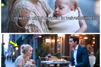 “May I Have Your Leftovers, Sir?”—But When the Millionaire Looked Into Her Eyes, a Miracle Happened…  May I have your leftover, sir? But when the millionaire looked into her eyes, a miracle happened.  Under the dim glow of chandeliers shaped like frozen stars, the hum of wealth whispered through every corner of Le Pavon, the most exclusive restaurant nestled in the beating heart of the city.  It was a night draped in velvet stillness, broken only by the soft elegance of a piano weaving through the air.  Every table was a quiet kingdom of power and prestige did by candles and crowned by crystal.  In the farthest corner, tucked behind an arrangement of orchids and shadow, sat John Maxwell, 48 years old, tech mogul, billionaire, and widowerower.  His Armani suit was tailored to perfection, his platinum watch catching stray flickers of light, but none of it could cover the hollowess in his chest.  He stared blankly at the untouched filt minion before him, its aroma rich and inviting, though it might as well have been dust.  Across from him, the empty chair echoed more loudly than any sound in the room.  His fingers tightened slightly around the stem of a bordeaux glass, the red swirl inside, dancing like a ghost.  10 years had passed since the accident, since his wife Lillian and their three-year-old son Caleb had vanished from the world in the crush of twisted metal and shattered glass.  Since then, Jon had filled his life with silence, routine, and an empire of distractions.  He lifted the glass slowly, as if the weight of it held memories.  But just as he brought it to his lips, a voice broke the air beside him.  soft, trembling, unexpected……